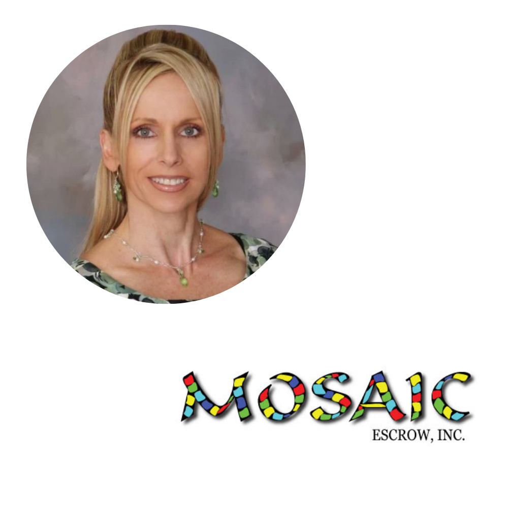 Photo and Logo of Jackie Gross of Mosaic Escrow, Inc.